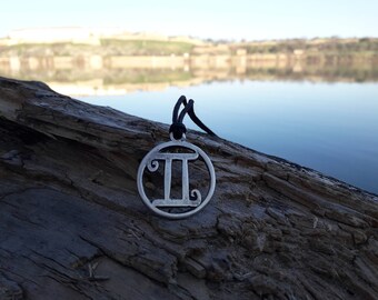 Gemini The Twins Zodiac necklace keychain,Astrology horoscope sign necklace,Star sign Gemini zodiac,Unisex,,Zodiac astrology charm keychain