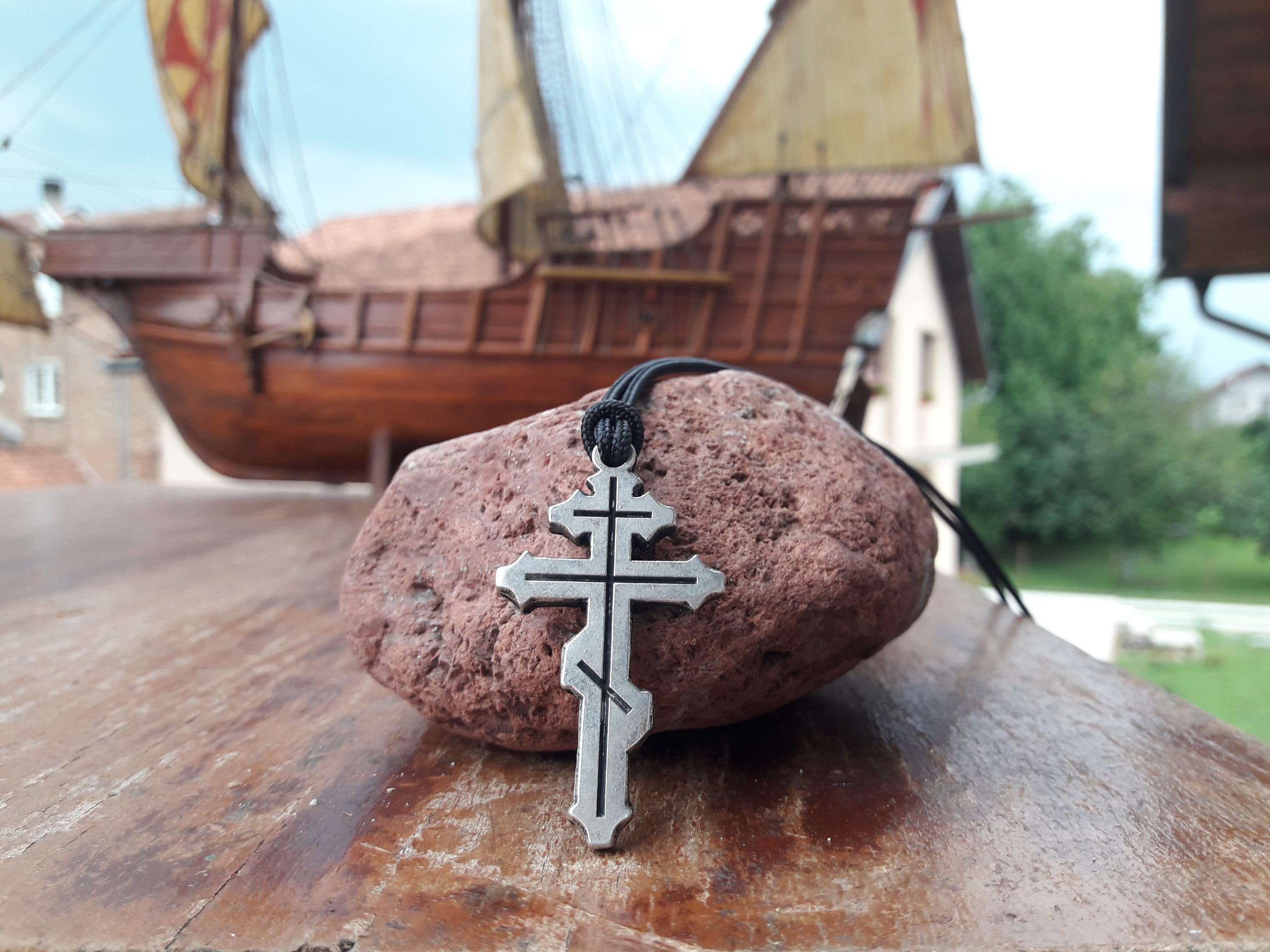 Russian Orthodox Cross Necklace Keychain,plain Russian Orthodox