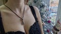 Hecate Goddess Torch guidance triple moon necklace,Crescent triple moon Hecate necklace,Hecate Greek Goddess of Magic torch symbol,Moon sign product logo