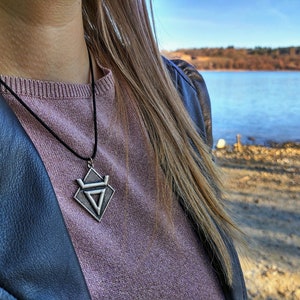 Veles,Volos Slavic God of earth & waters necklace,Veles God of Wealth Talisman Amulet,Pagan jewelry,Veles head amulet,rodnovers necklace