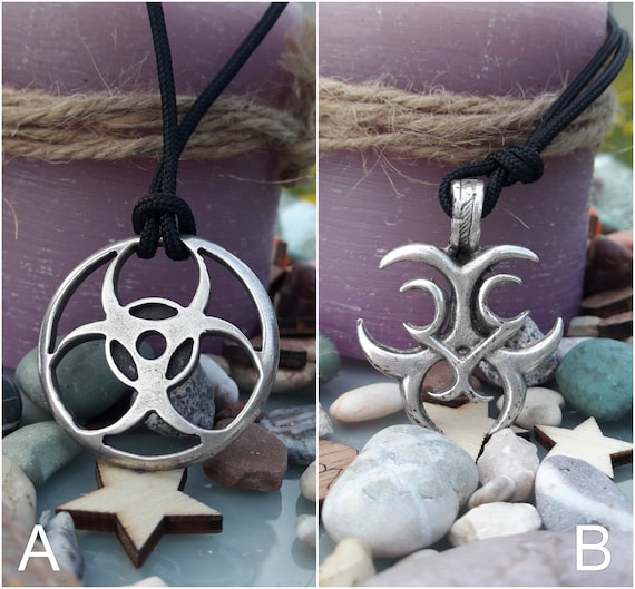 Biohazard Necklace and Keychain,resident Evil Biohazard Jewelry