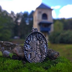 Saint Basil of Ostrog the wonderworker pendant,Unique Orthodox miracle worker jewelry,Ostrog Monastery necklace,Saint Vasilije,Montenegro