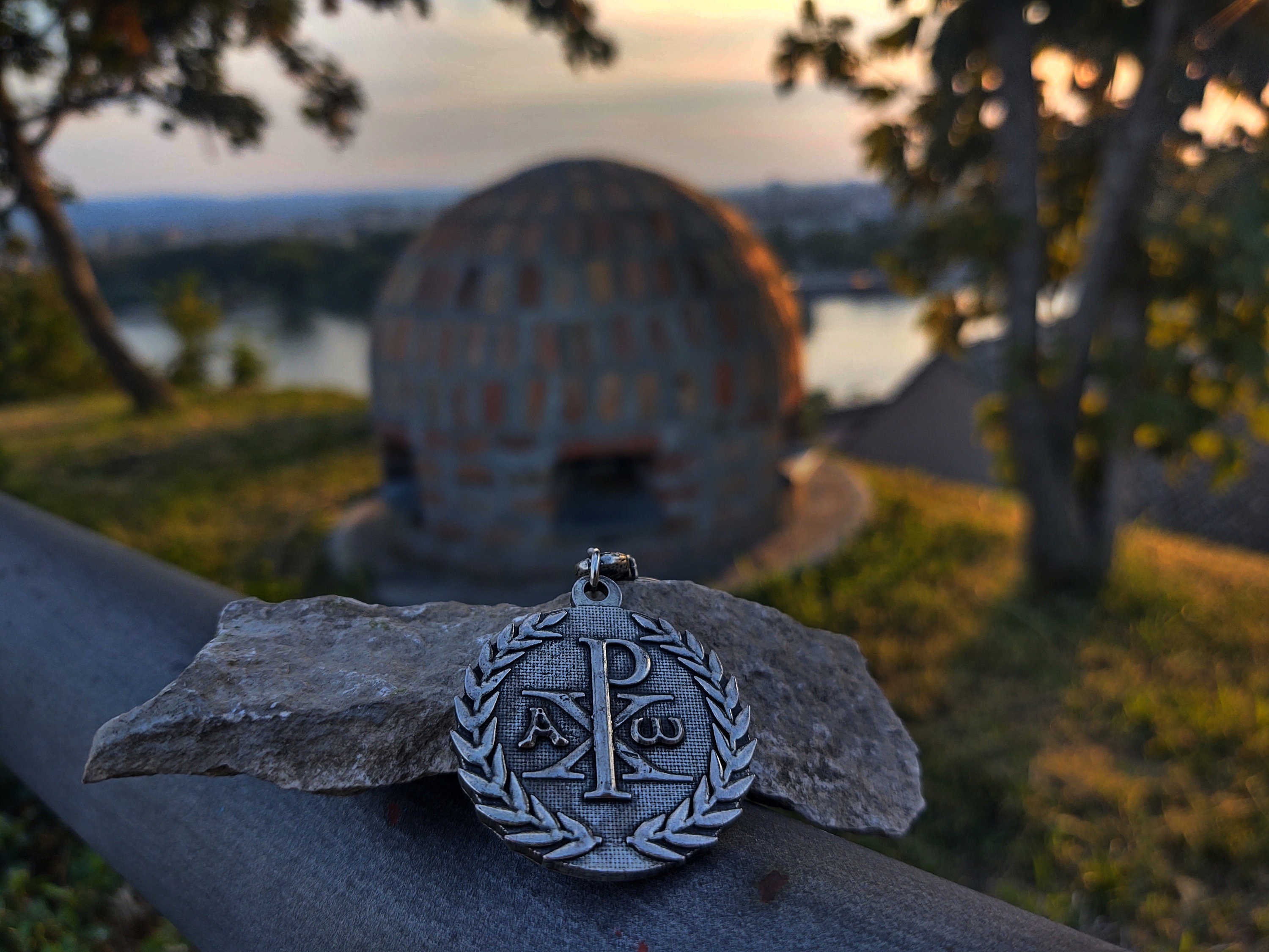 Chi Rho Monogram Wreath Vintage Jewelrychristian Monogram of | Etsy