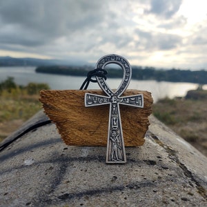 Big Two Side Ornament Ankh cross Egyptian,Key of Life Cross,Big ANKH occult esoteric metal cross pendant,cross for sew up,ANKH wall hanger