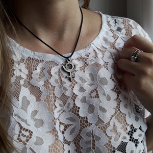 Pluto God of the Underworld zodiac glyph necklace,Astrological symbol ruler of Scorpio,Zodiac Jewelry,Planetary Glyph amulet,planet glyph