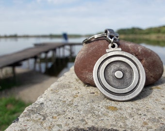 Solstjärnteckenglyfhalsband, Astrologisk symbol härskare av Lejonet, Stjärnteckensmycken, Planetarisk solglyf amuletthalsband, Solglyf symbol för liv