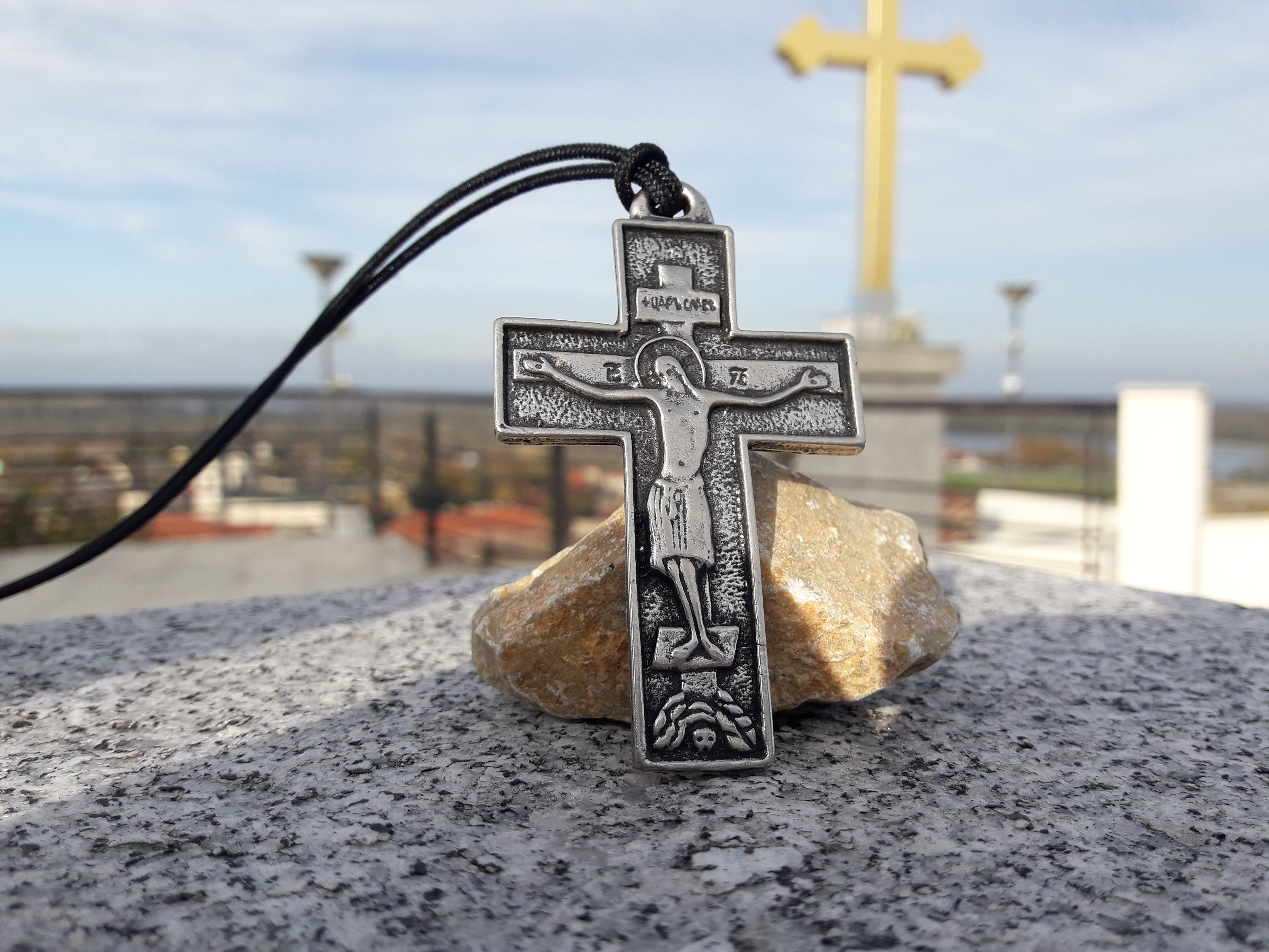Big Orthodox Cross Necklace Pendant,church Orthodox Wall Hanger