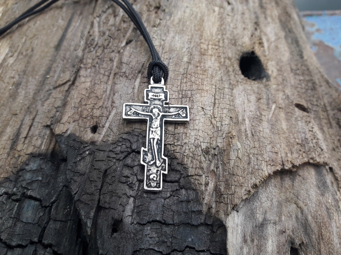 Chainsaw Man Cofanetto Collana Uomo Con Ciondolo Croce In Acciaio Inox - Catena Con Crocifisso Di Gesù, Nuovo Con Etichette Collana Religiosa Uomo Gesù Cristo - Foto 6