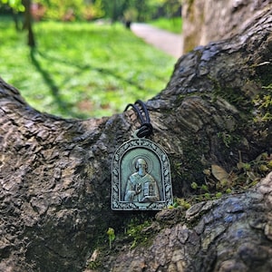 Saint Sava first archbishop of the independent Serbian Orthodox Church pendant,Nemanja Serbian dynasty,Rastko Nemanjić,Hilandar Monastery