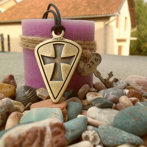 Templar Cross necklace,symbol of Templar knights,Soldiers of Christ necklace,Templar Cross keychain,Templar knights keychain,Crusades Cross