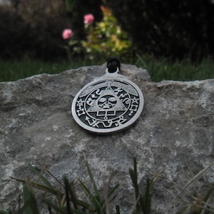 Sun Talisman for Health and Success necklace,Sun talisman keychain,Archangel Michael sun talisman,Success in Work and Wealth Sun Talisman