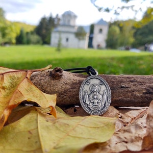 Orthodox Saint Virgin Mother Mary Jewelry Pendant Necklace,Virgin Mary Theotokos  Necklace,Mother of God pendant jewelry,veneration of Mary