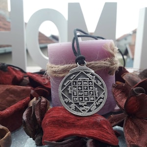 Jupiter Magic Square necklace keychain,Archangel Tzaphkiel square amulet,Planet magic Talisman amulet,Seal of Jupiter magic necklace keyring