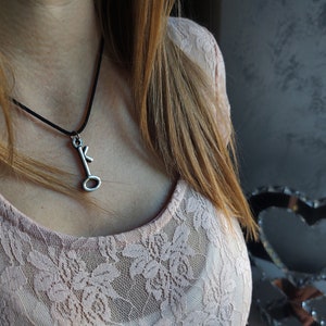 Chiron glyph pendant,Astrology chiron necklace,Astronomy healing Chiron pendant,Charles Kowal symbol jewelry,Planet glyph chiron,discreet