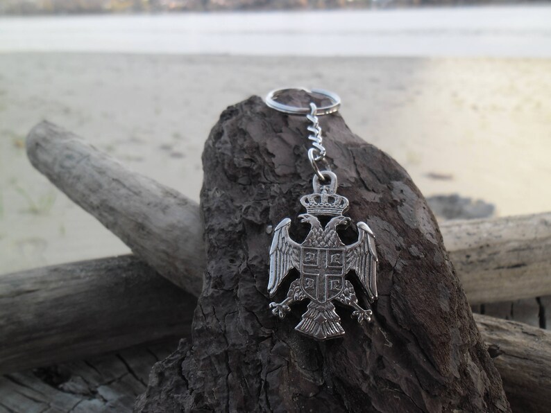 Serbian Two Headed Eagle NecklaceSerbian Emblem Eagle | Etsy