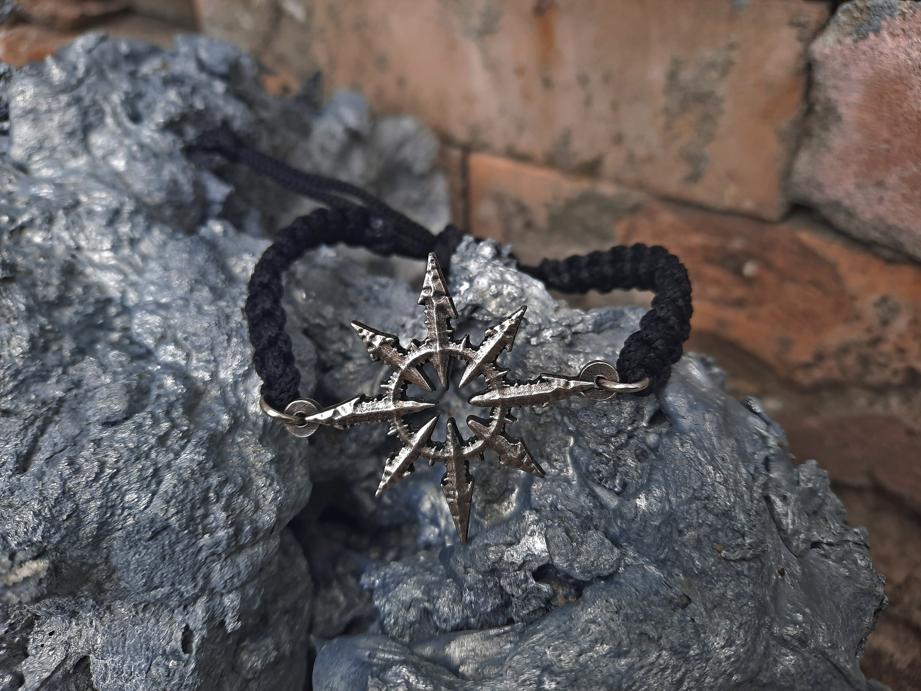 Chaotic Star Paracord Bracelet,chaos Star Magic Kabbalah,chaos