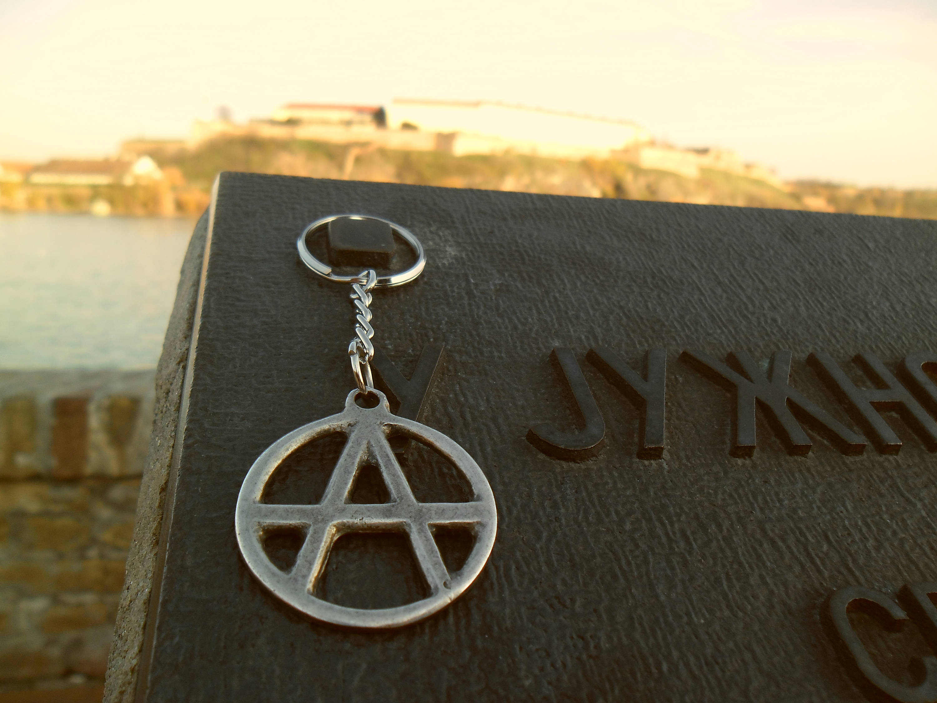 Anarchy Symbol Anarchism Necklace,anarchy Anarchism Logo Keychain