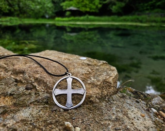 The Cross of the Holy Grail pendant,Unique Holy Grail cross,Jesus Christ cross Christian jewelry,very rare unique Christian cross,Bible cros