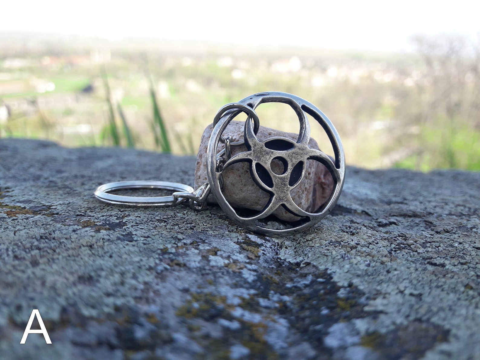 Biohazard Necklace and Keychain,resident Evil Biohazard Jewelry ...