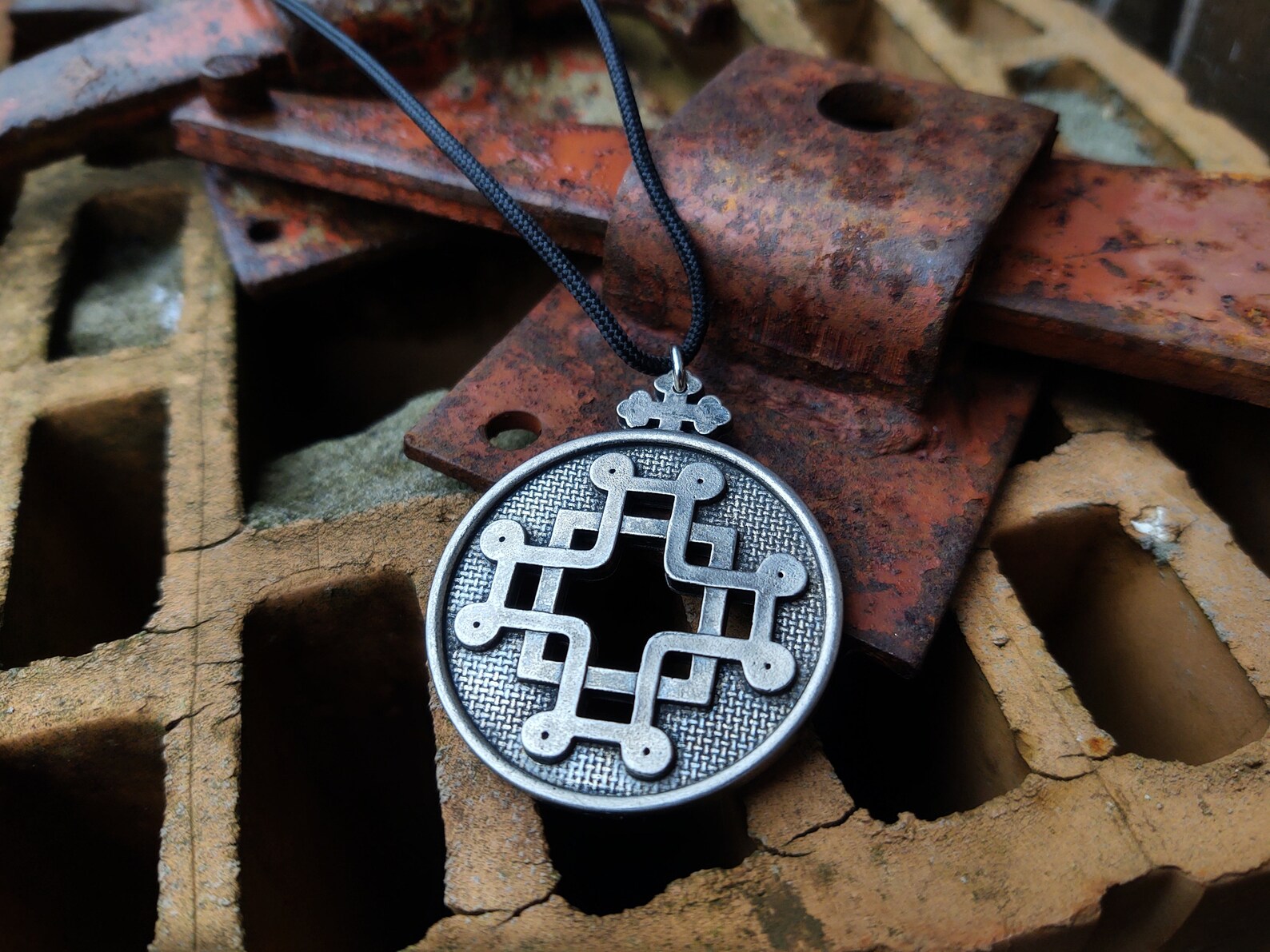 Macedonian Cross Veljusa Cross Necklacechristian Orthodox Etsy