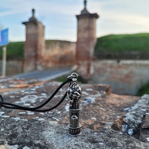 Svarog God figure neckace,Slavic God Svarog full metal pendant,Slavic deity,God of all Slavs,Kolovrat Svarog,Svarog Slavic Mythology God