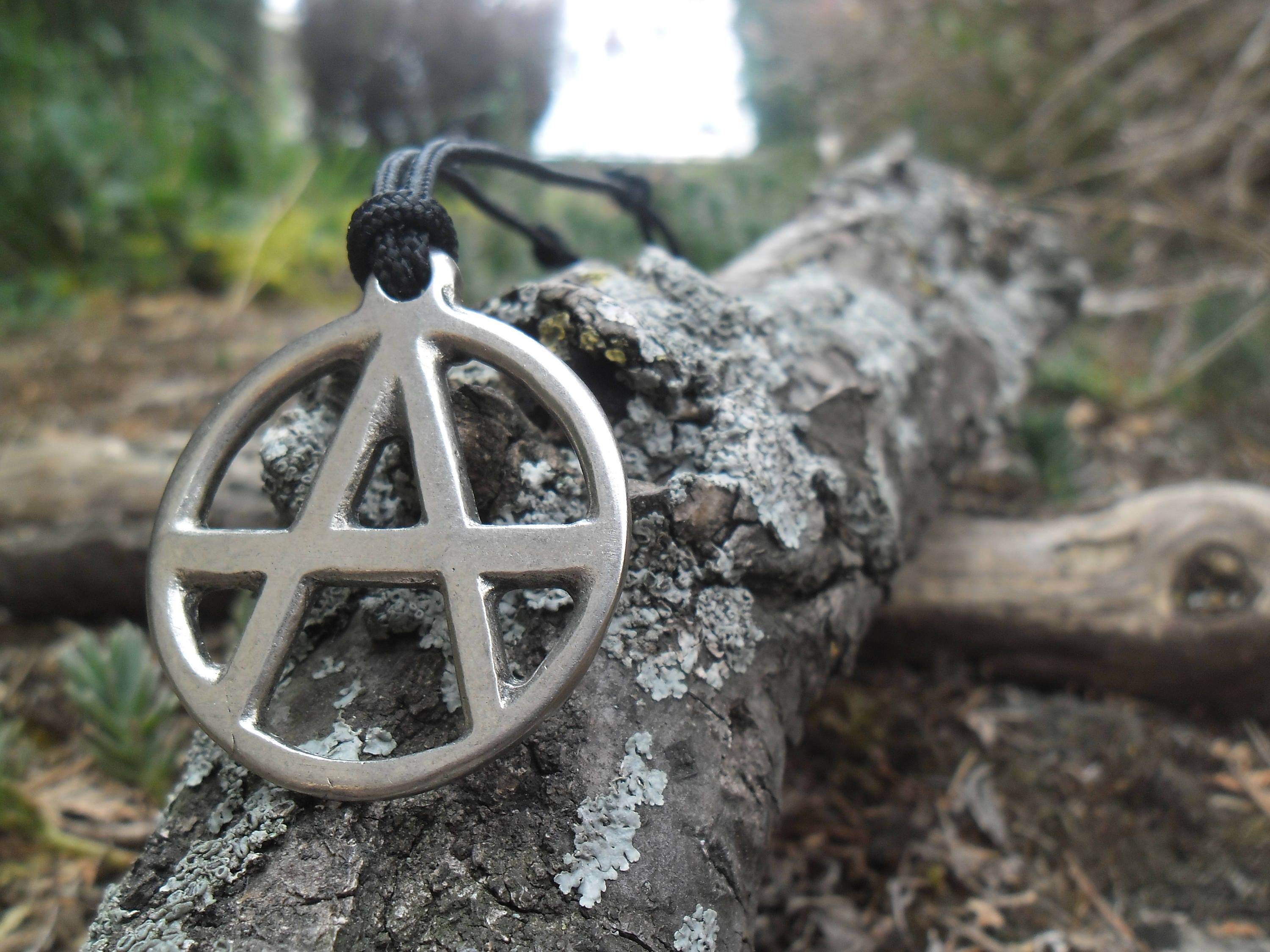 Anarchy Symbol Anarchism Necklace anarchy Anarchism Logo Keychain anarchy Necklace Rustic anarchy Keychain Charm full Metal Keychain Etsy