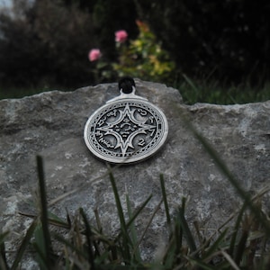 Angel talisman symbol magic fortune pendant,Mastery of the Magical Arts Talisman keychain necklace,Protective necklace,Lucky keychain