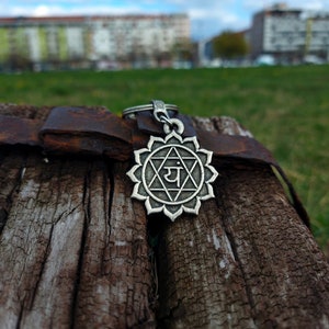 Anahata Chakra Necklace,Four Anahata Chakra jewelry,Spiritual Jewelry,Healing Necklace,Anahata Symbol,Anahata lotus flower,Yoga Necklace