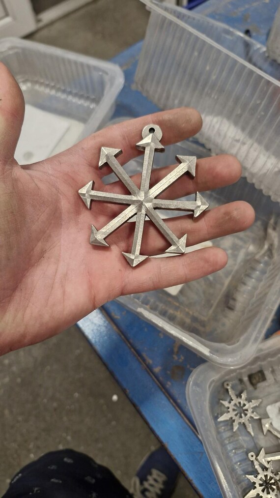 Stella Del Caos Con Intaglio Del Legno - Foto 4