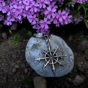 Chaotic Star Pendant,Chaos Star magic pendant kabbalah,Chaos Wheel necklace,Chaosphere pendant,symbol of chaos,sigil of chaos,Satanic symbol