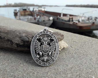 Austria Vienna keychain,Austria coat of arms eagle keychain,Österreich Wien,national flag eagle Austria,