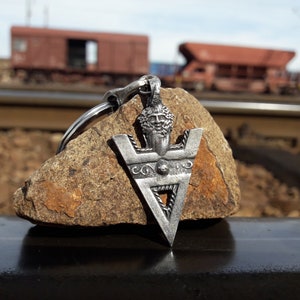 Veles,Volos Slavic God of earth & waters necklace,Veles God of Wealth Talisman Amulet,Pagan jewelry,Veles head amulet,rodnovers necklace