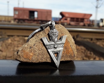 Veles,Volos Slavic God of earth & waters necklace,Veles God of Wealth Talisman Amulet,Pagan jewelry,Veles head amulet,rodnovers necklace