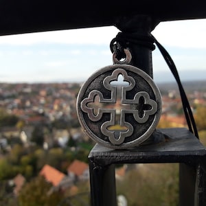Orthodox christian Cross Pendant necklace,Ethiopian Coptic cross Pendant,Unique orthodox church cross,Byzantine cross,Serbian cross keychain