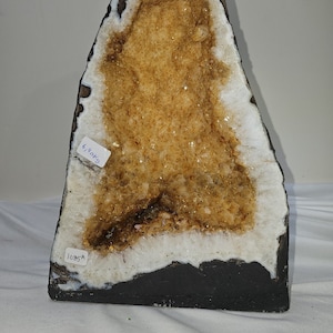 Citrine Church Crystal Cathedral Geode - almost 11 inches tall