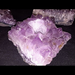 Amethyst Crystal Cluster Tea Light Candle Holder