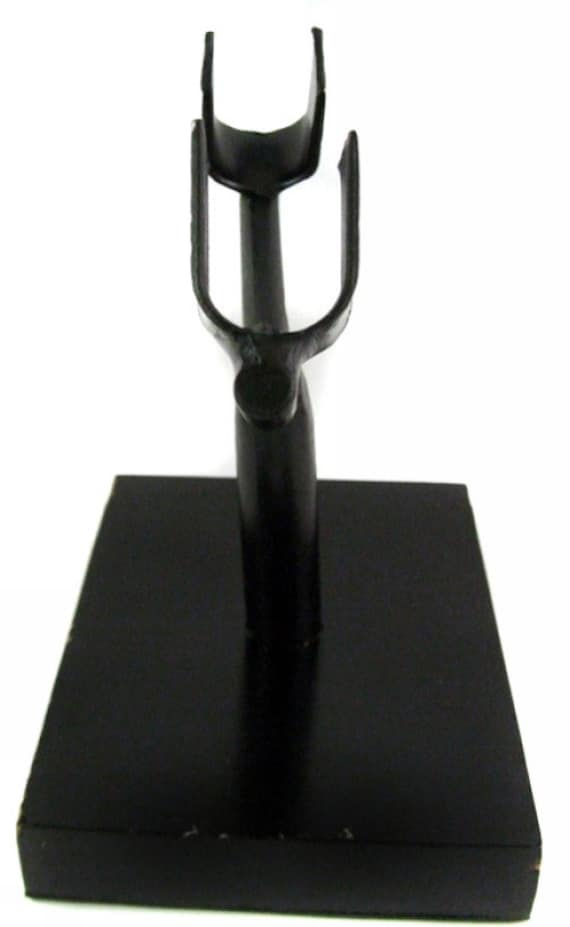 Wrought Iron Prong Holder Stand - Stand - Small 