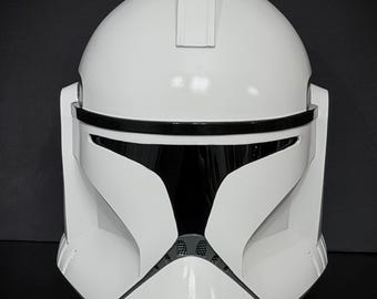 Handmade Clean Star Wars Clone Trooper Helmet, Phase 1