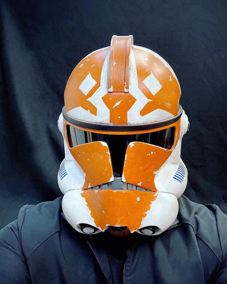 Star Wars Helmet Clone Trooper Helmet Clone Wars Ahsoka 332nd Etsy