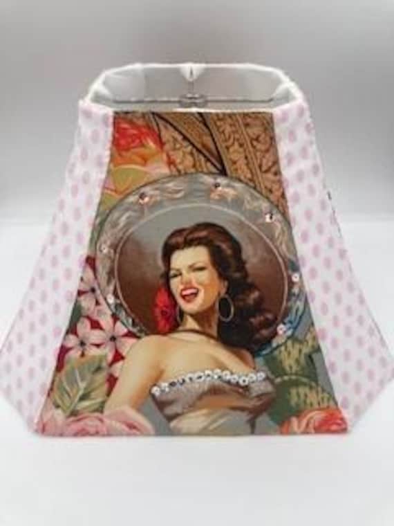 Rodeo Beauty Queens hand-sewn & sequined lampshade