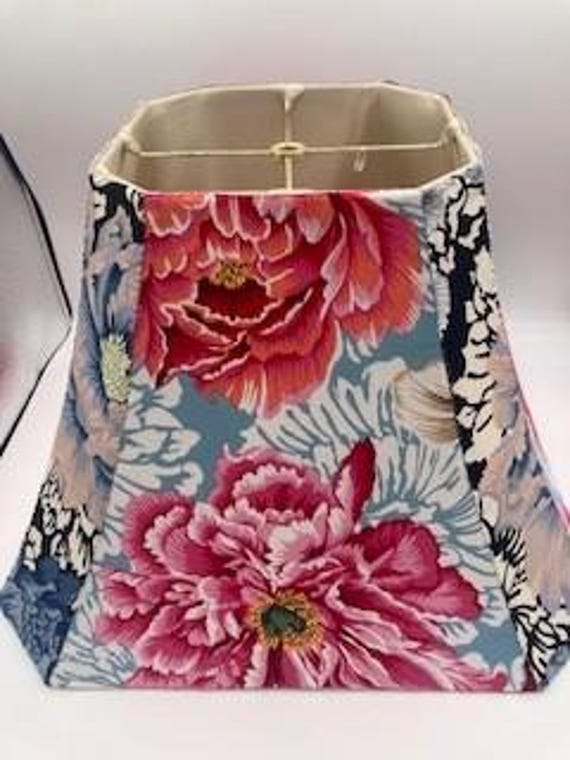 Brocade Parade Lampshade, Kaffe Fassett Fabrics, Hand-sewn