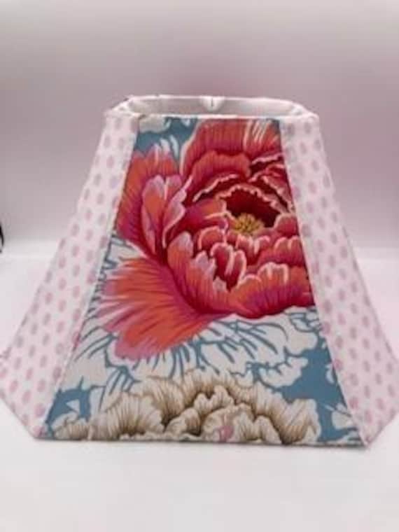 Sugar Cookies! Hand-sewn lampshade, by Kaffe's Niece, Kaffe Fassett Fabrics