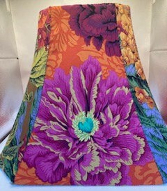 Peony Jungle Lampshade- RARE out of print Kaffe Fassett Fabrics