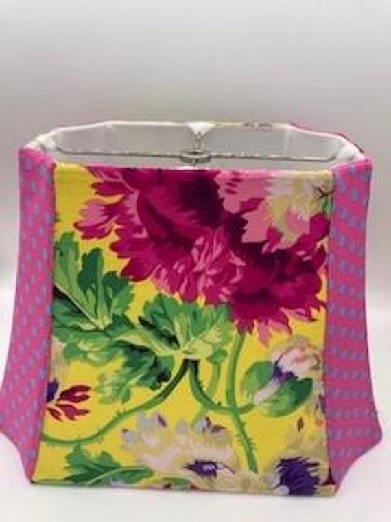 Summers Best, Lampshade, Kaffe Fassett Fabric, hand-sewn by Kaffe's Niece