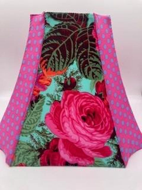 Pink Jungle, lampshade, hand-sewn by Kaffe's Niece
