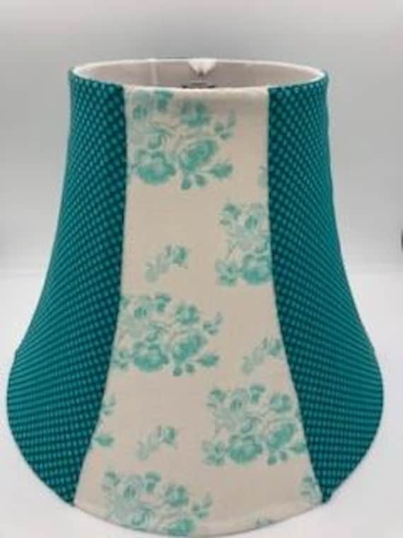 Vintage Tablecloth & Cowgirl Vibes, hand-sewn lampshade