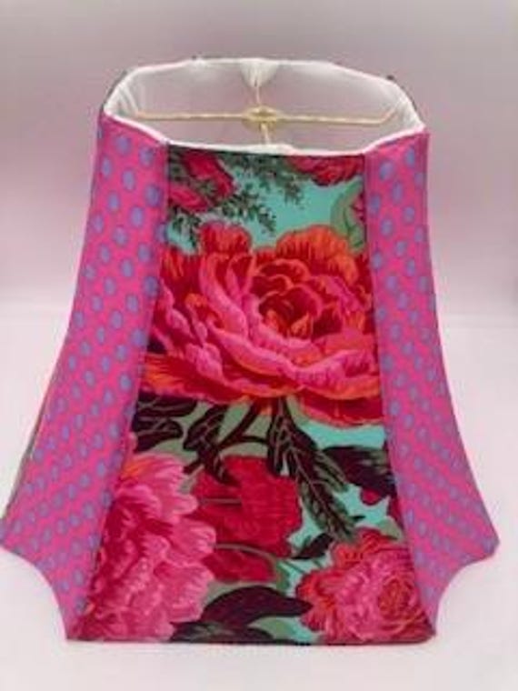 Summers Best Blooms Lampshade, hand-sewn by Kaffe's Fassett's Niece