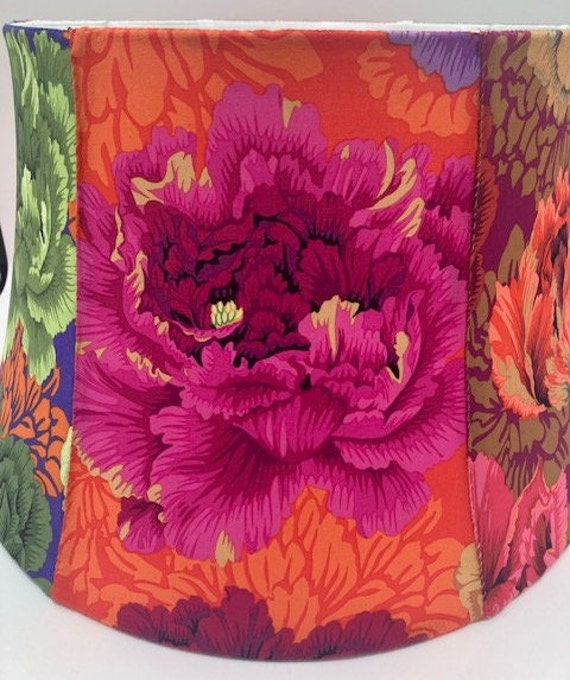 Brilliant Brocade, hand-sewn lampshade by Kaffe Fassett's Niece