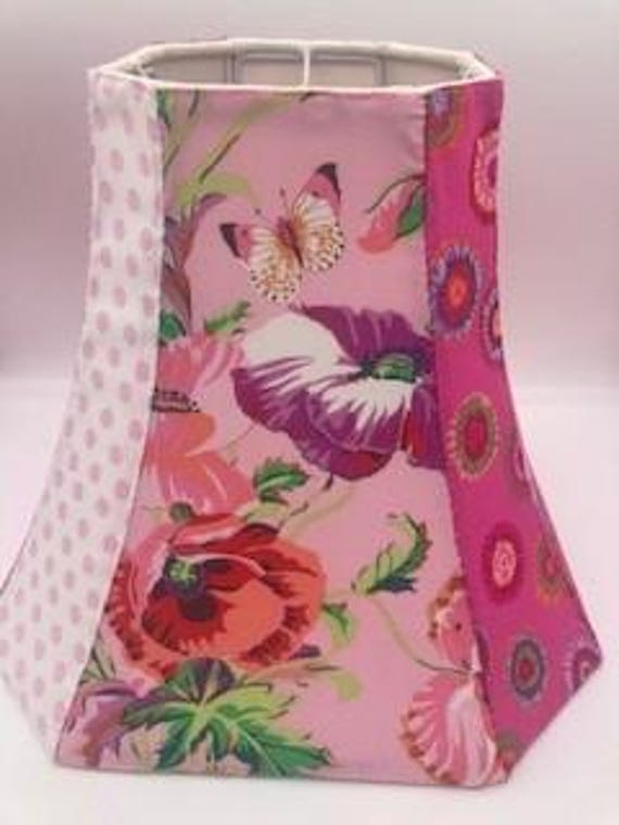 With A Twist, lampshade, hand-sewn, Kaffe Fassett Fabrics