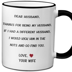 Husband Gift, Husband Mug, Gifts For Men, Gifts for Husband, Husband Gifts, Funny Husband Coffee Mug, Gag Gift For Husband, Hubby Birthday